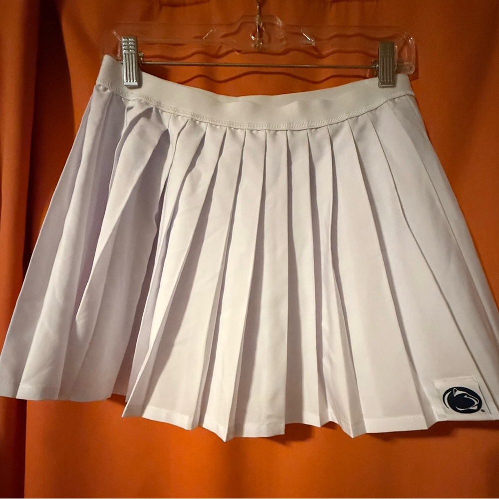 White Pleated Skirt